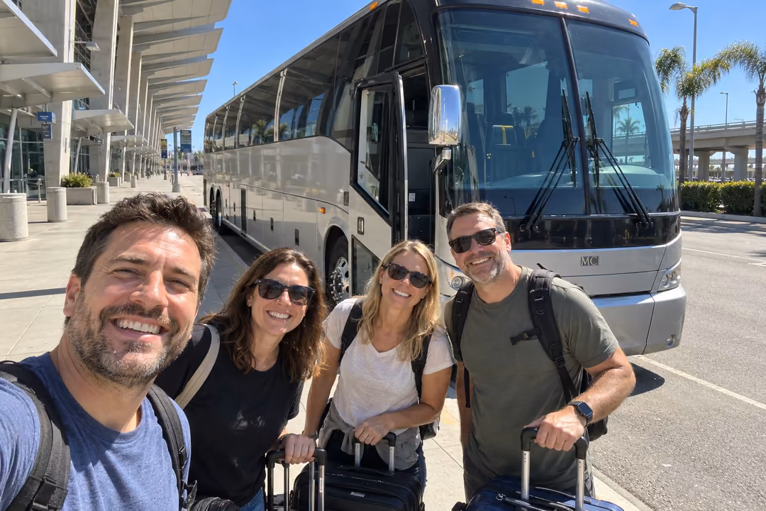 La Jolla airport shuttle bus rentals