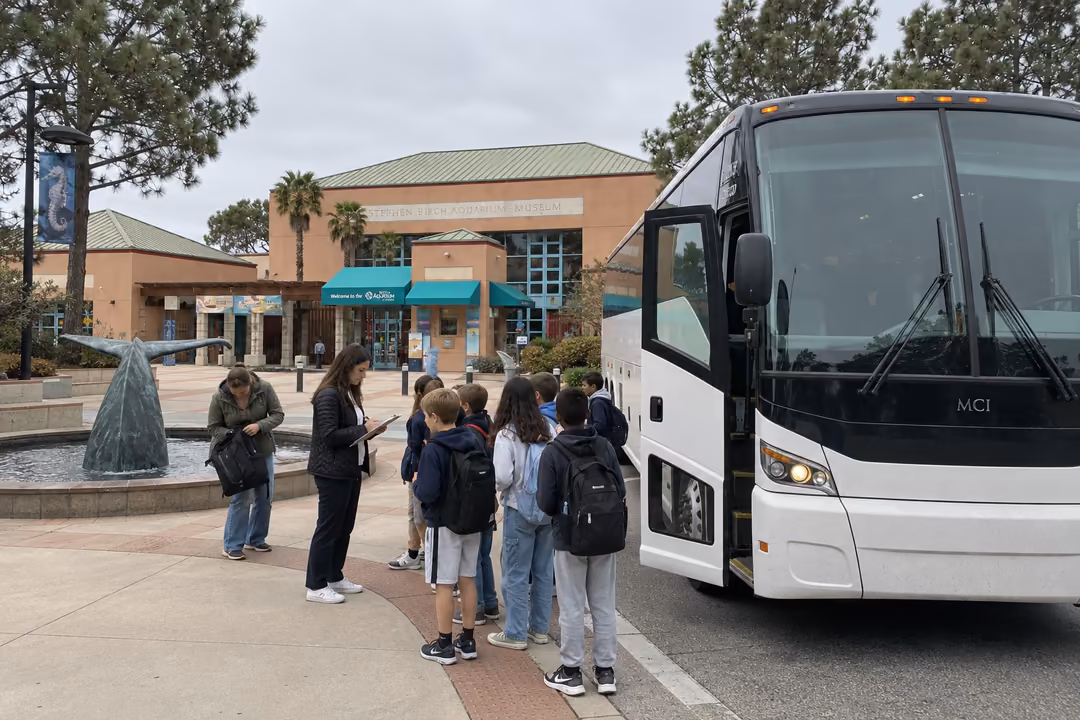 La Jolla school field trip bus rentals