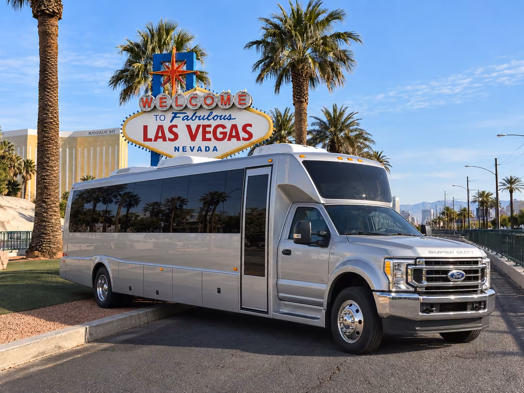 Las Vegas 15-35 passenger minibus rental exterior
