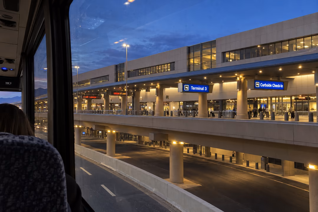 Las Vegas airport shuttle bus rentals
