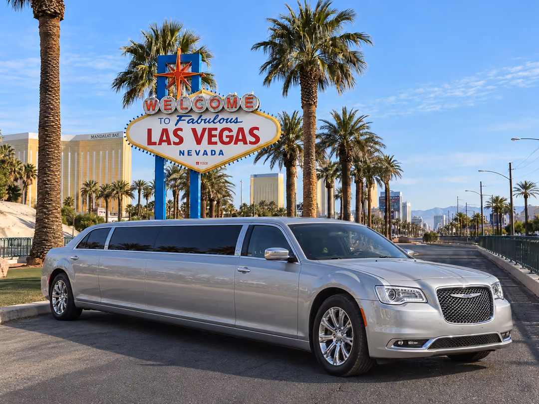 Las Vegas Chrysler limo rental exterior