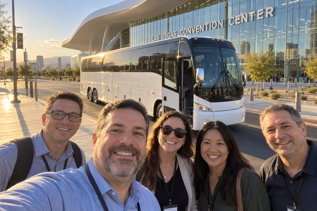 Las Vegas convention and corporate shuttle buses