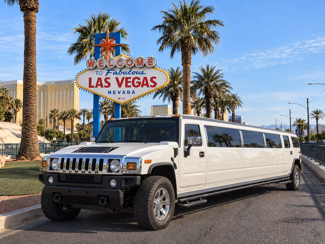 Las Vegas Hummer limo rental exterior