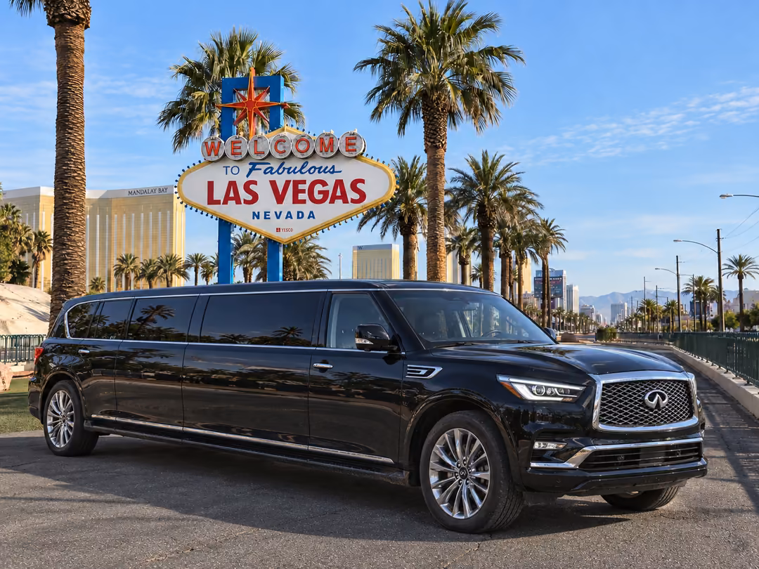 Las Vegas Infiniti limo rental exterior