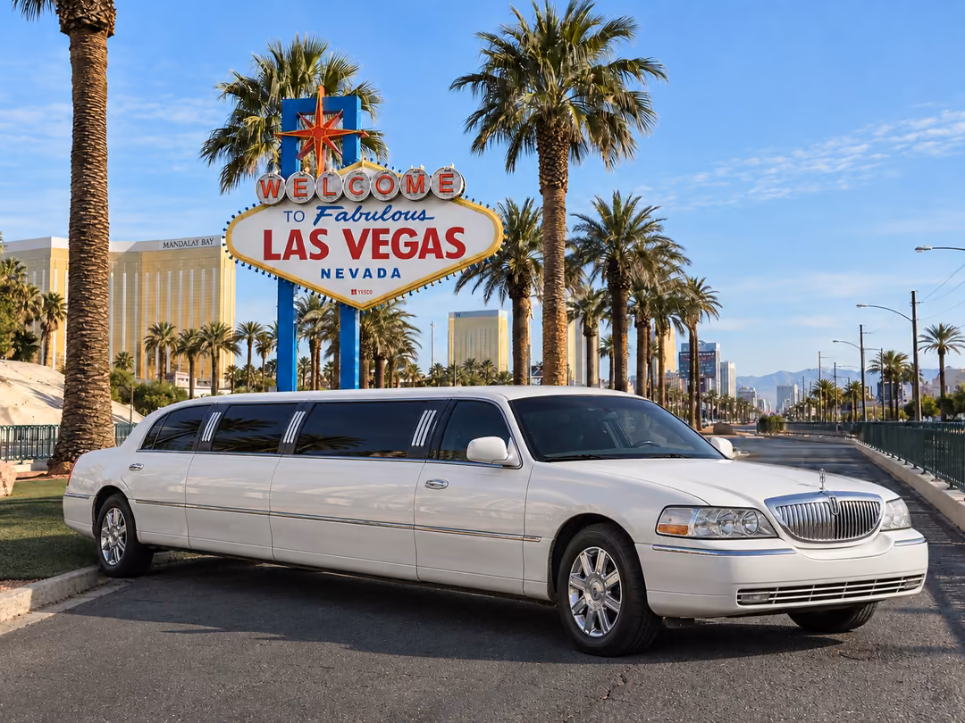 Las Vegas Lincoln stretch limo rental exterior