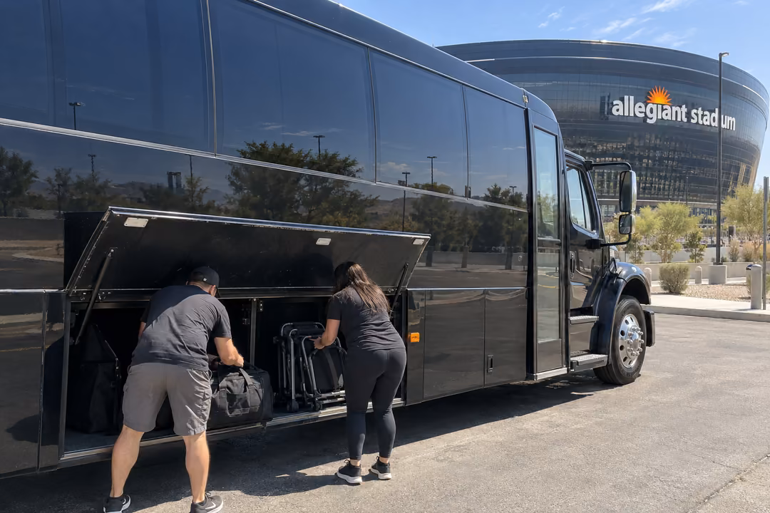 Las Vegas sporting event bus rentals