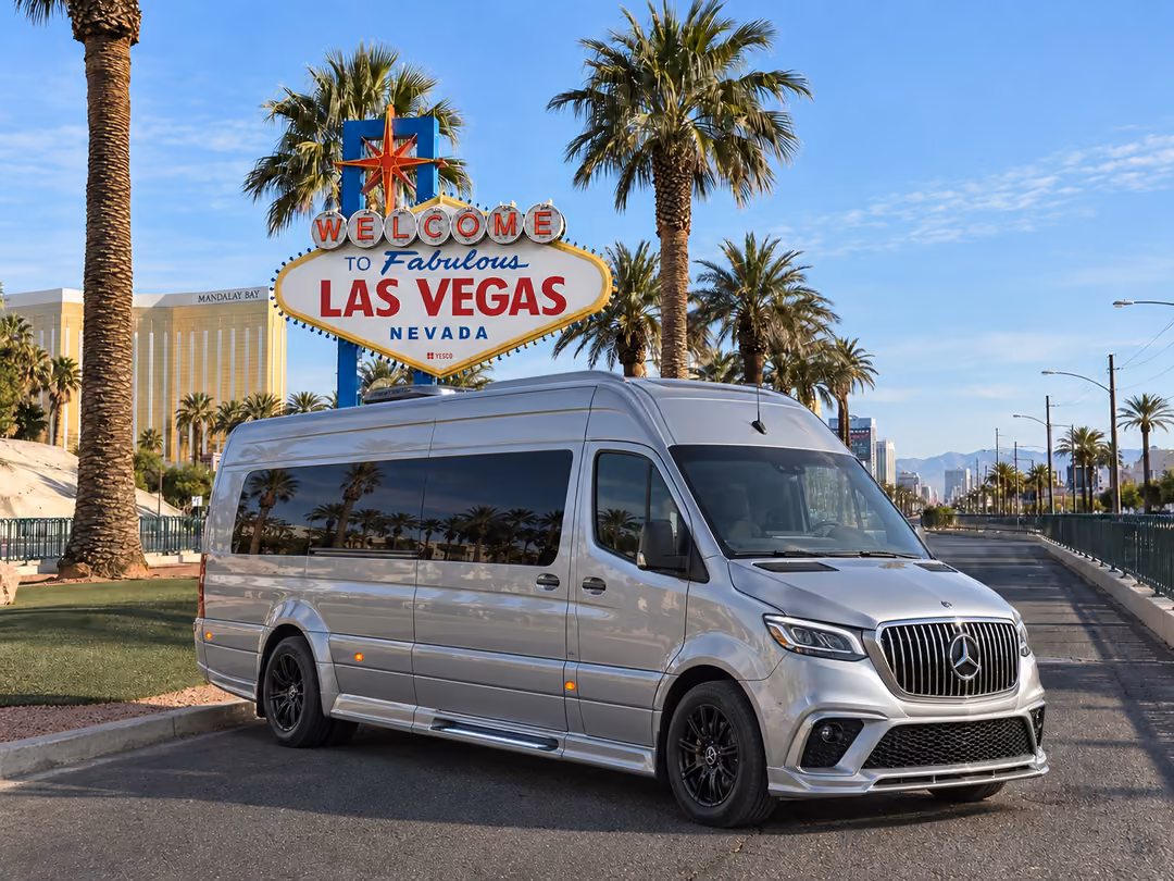 Las Vegas Sprinter limo rental exterior