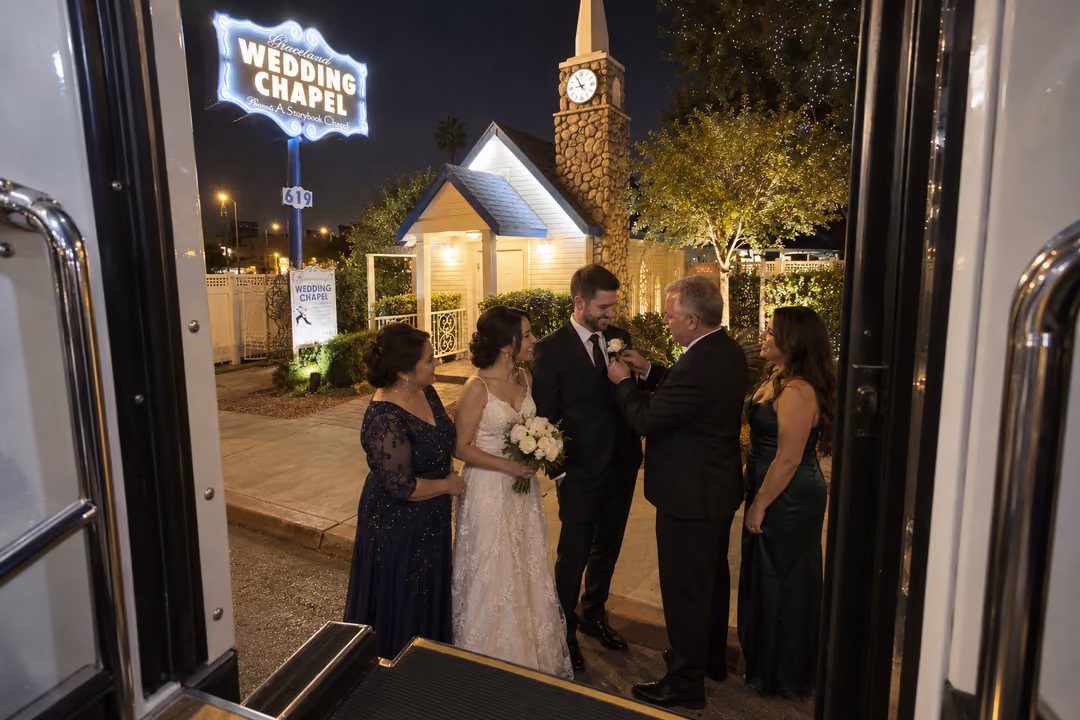 Las Vegas wedding shuttle bus rentals