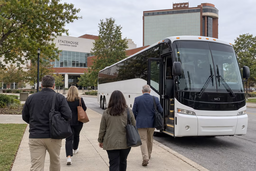 Little Rock corporate shuttle and convention bus rentals