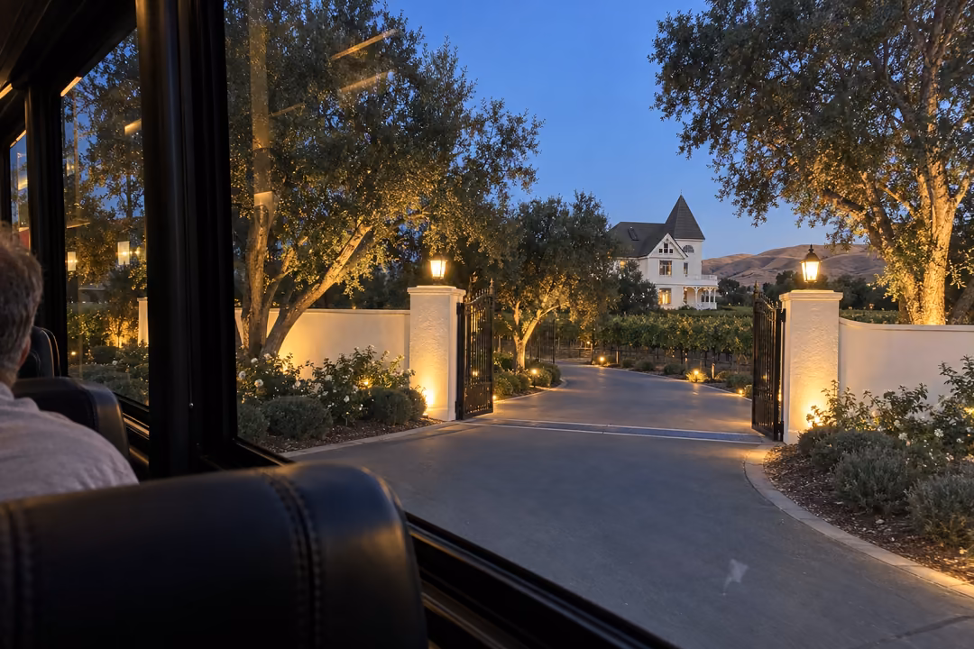 Livermore wine tour party buses from Union City