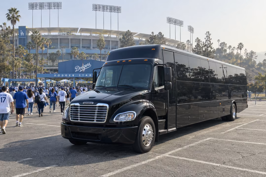 Los Angeles sporting event party bus rentals
