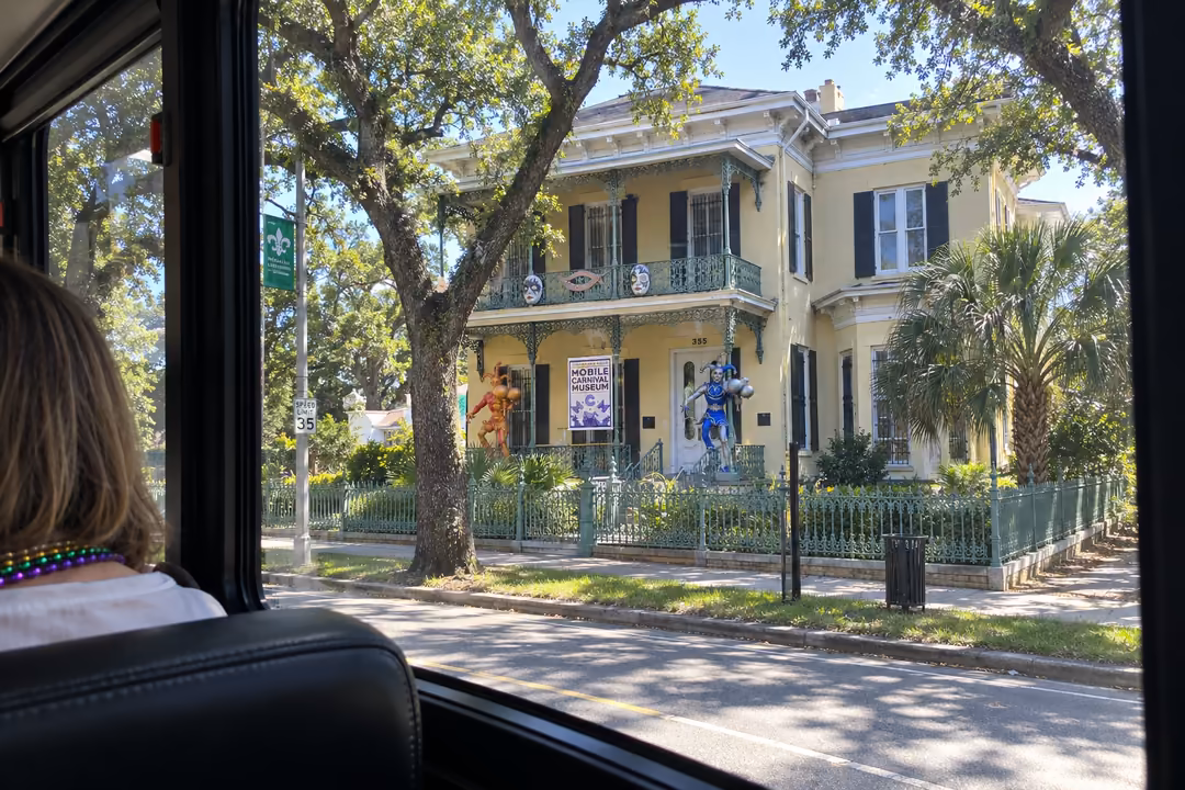 Mardi Gras party bus rentals in Mobile