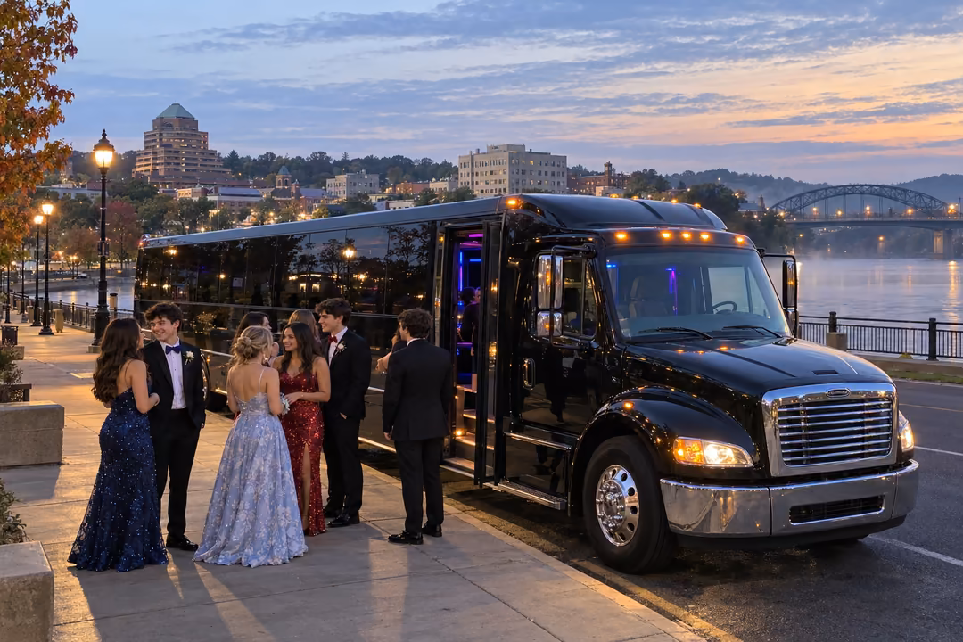Middletown CT homecoming and prom party bus rentals