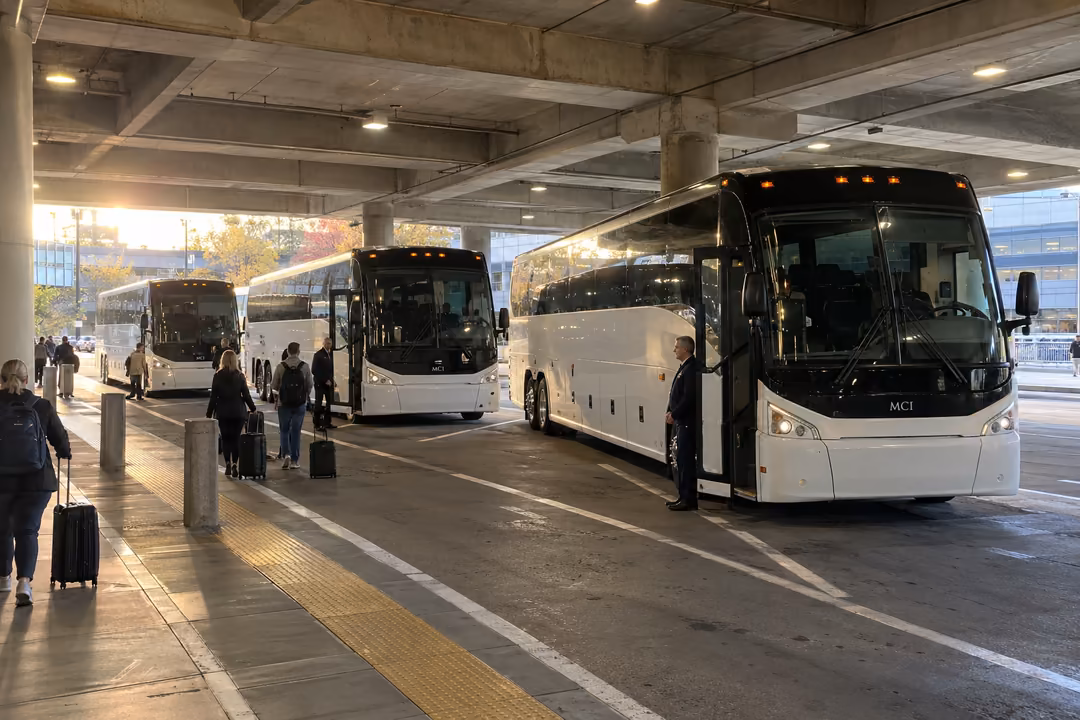 Minneapolis airport shuttle bus and corporate bus rentals
