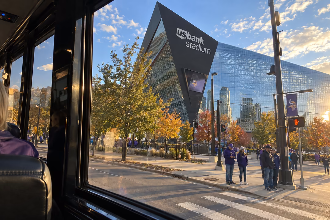 Minneapolis sporting event party bus rentals