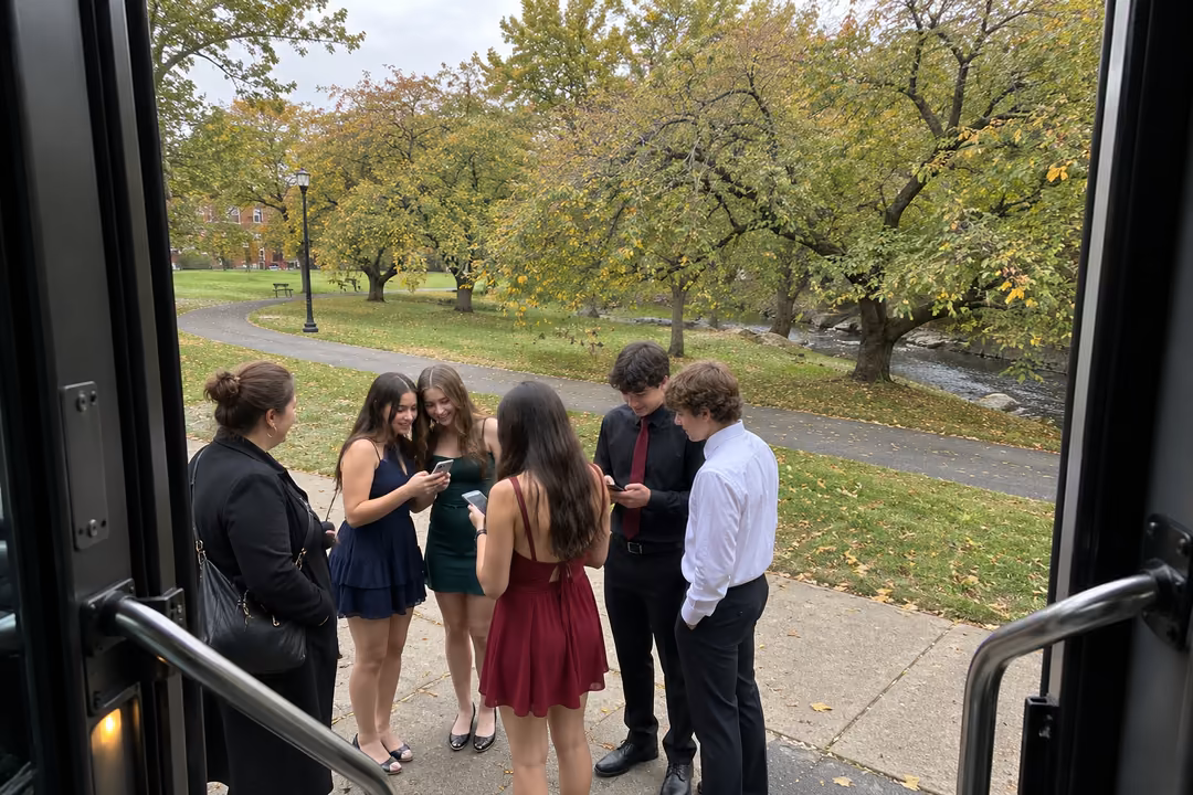 Newark NJ prom and homecoming party bus rentals