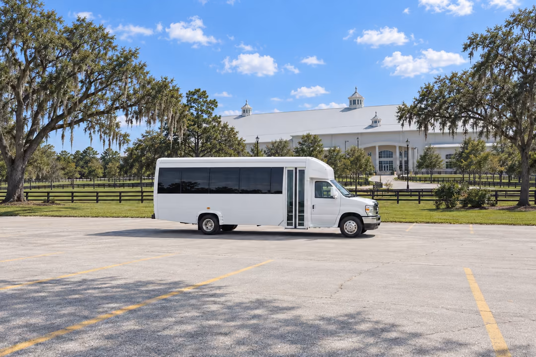 Ocala 15 passenger party bus rental exterior