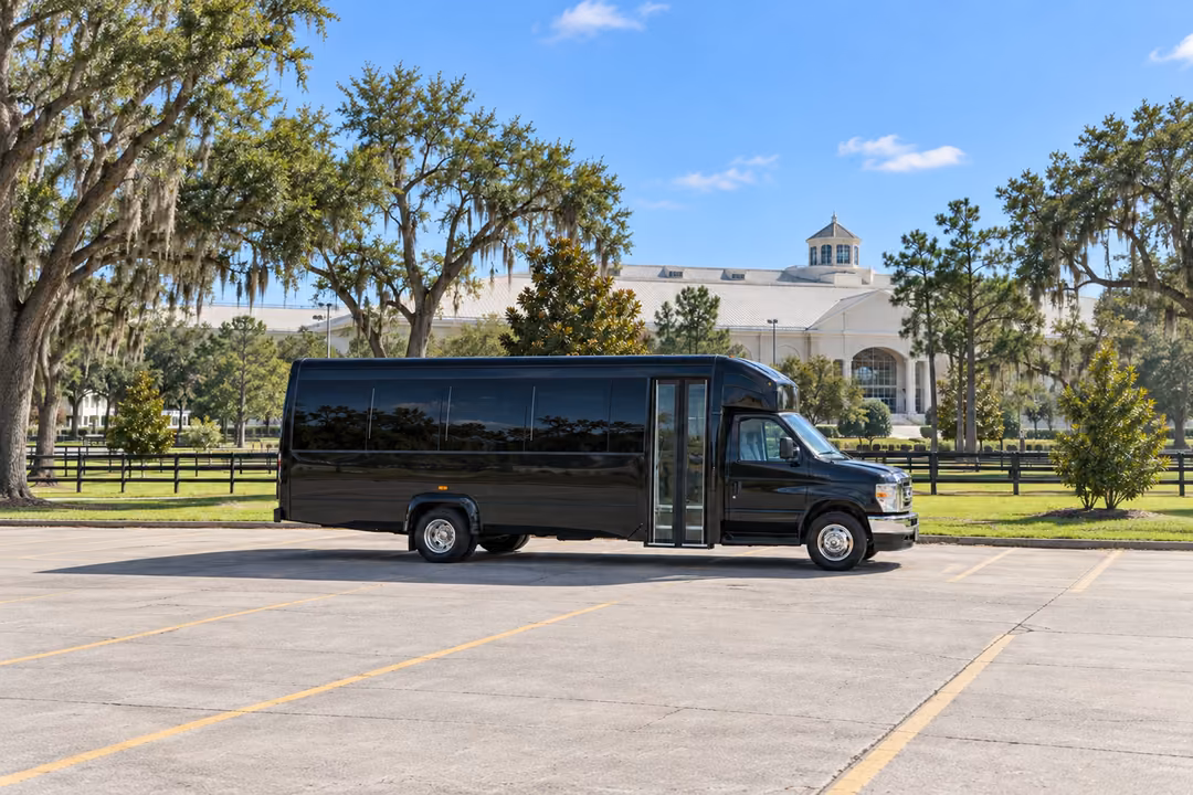 Ocala 20 passenger party bus rental exterior