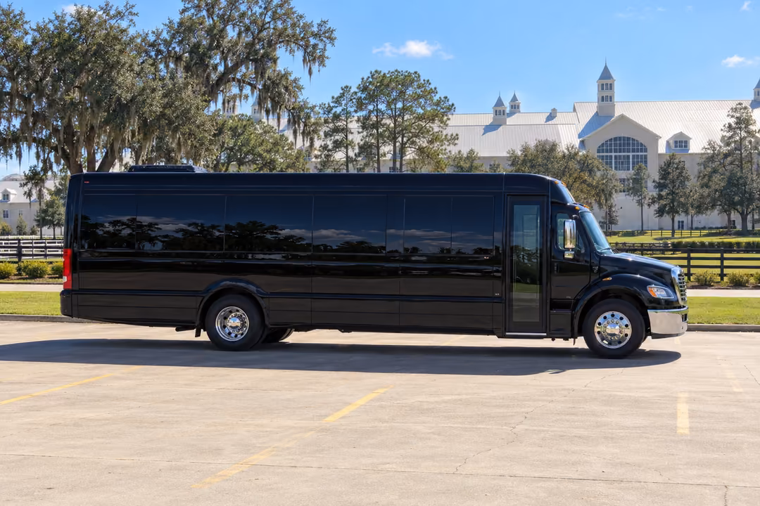 Ocala 40 passenger party bus rental exterior