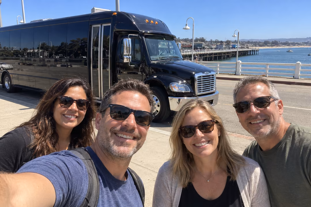 Party bus rentals for Santa Cruz festivals and Boardwalk events