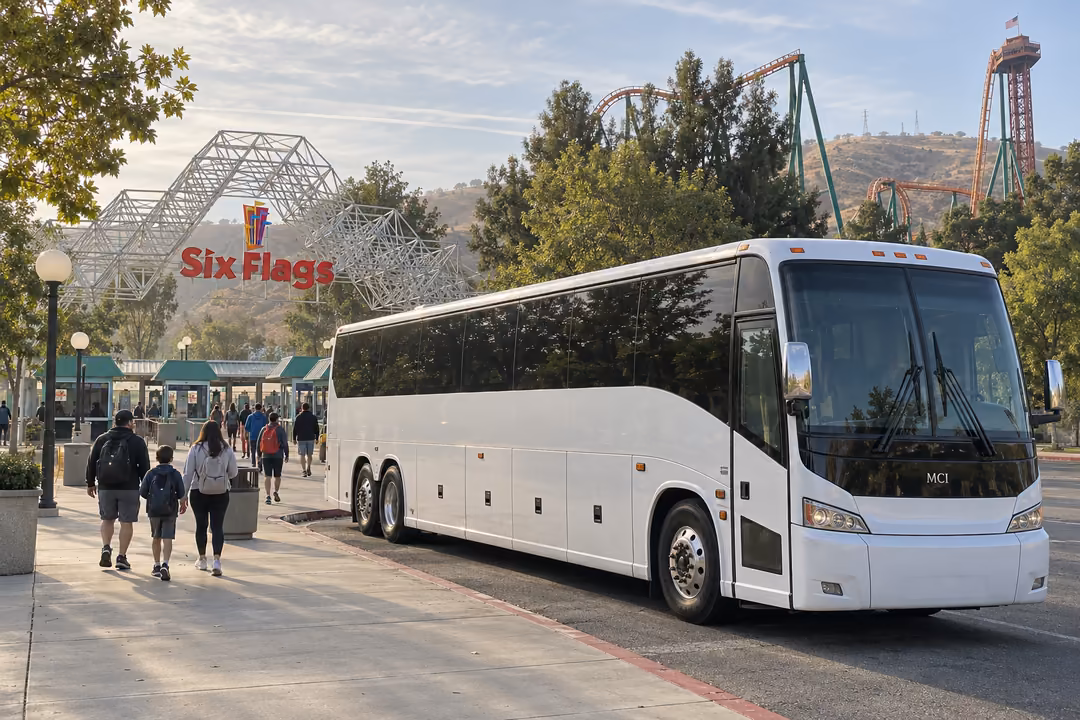 Party bus rentals from Palmdale to Santa Clarita LA and beyond