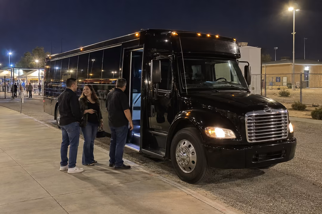 Party buses to concerts and the San Bernardino County Fair