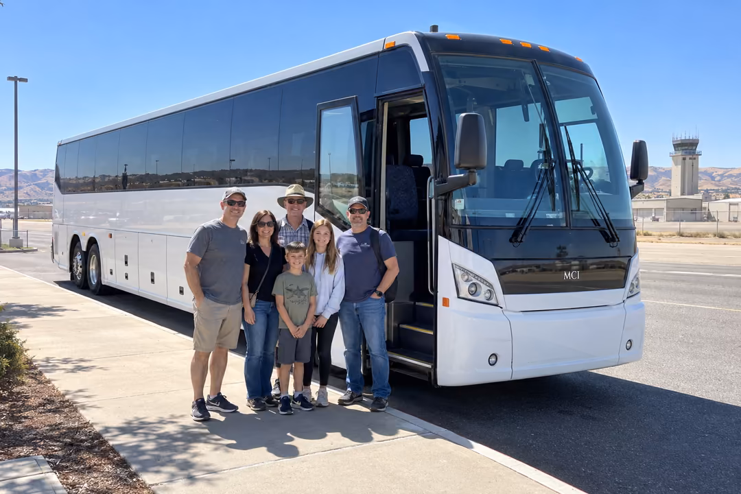 Party buses to Laguna Seca and the California international airshow