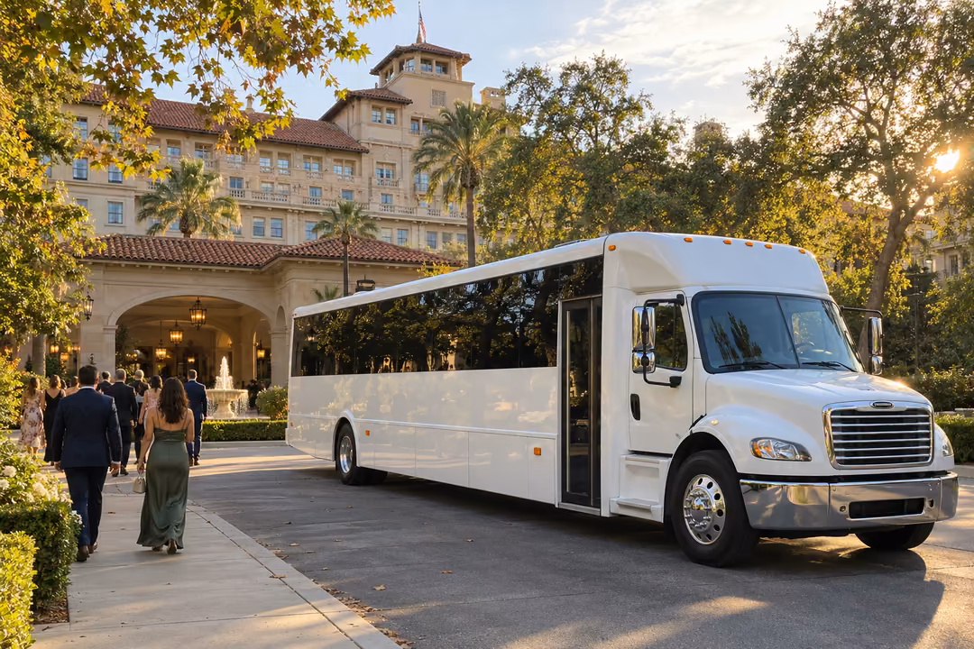 Pasadena wedding party bus rentals
