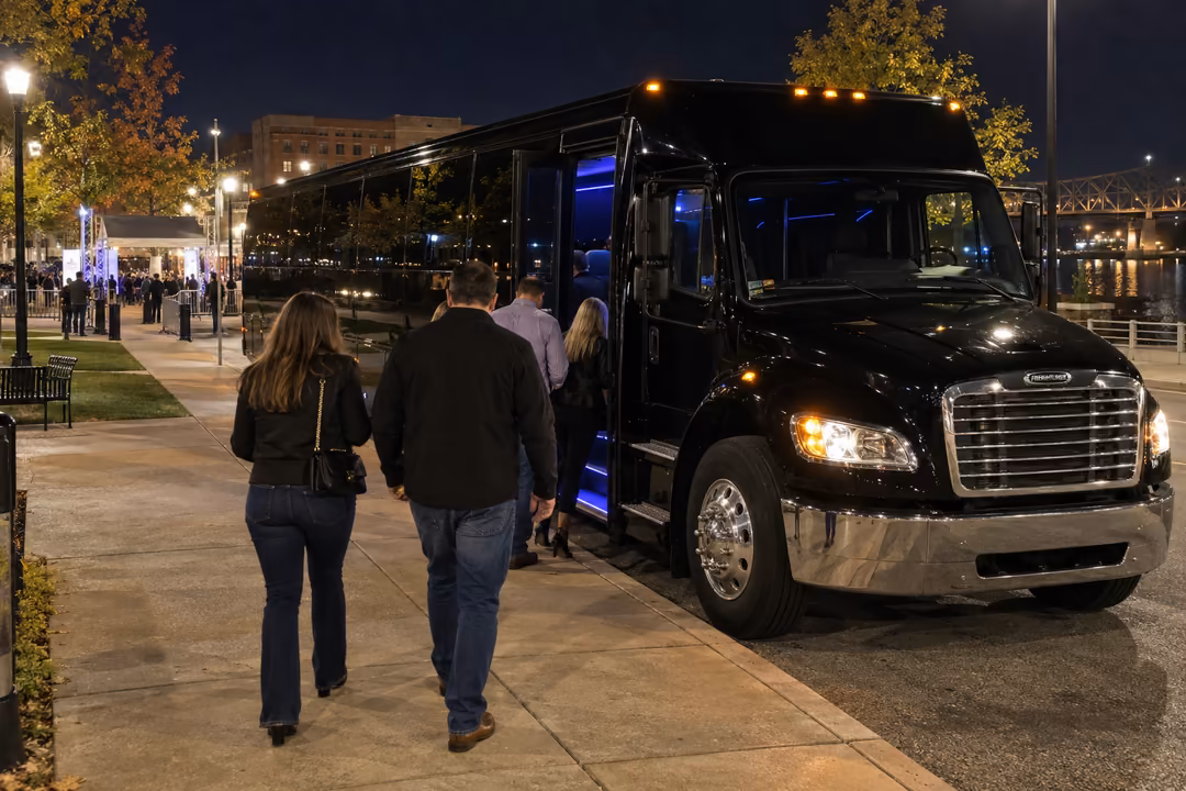 Peoria IL concert and festival party bus rentals