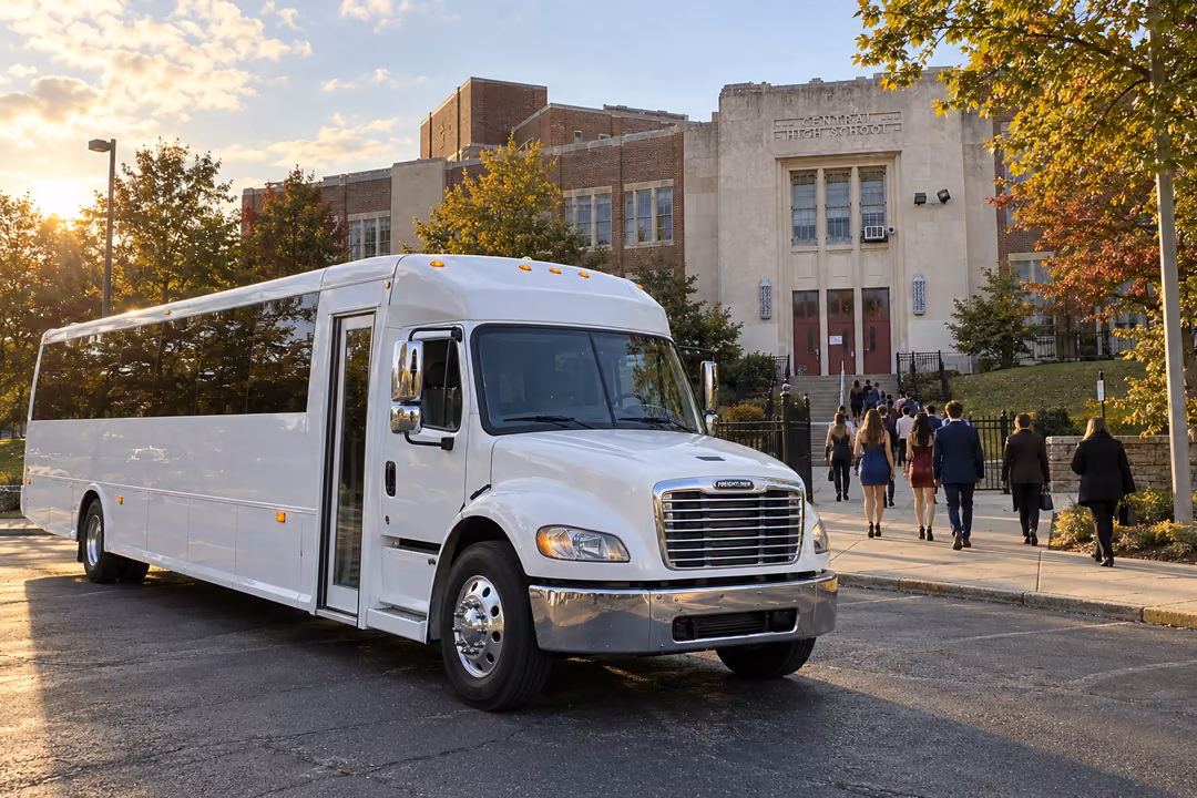Philadelphia homecoming and prom party bus rentals
