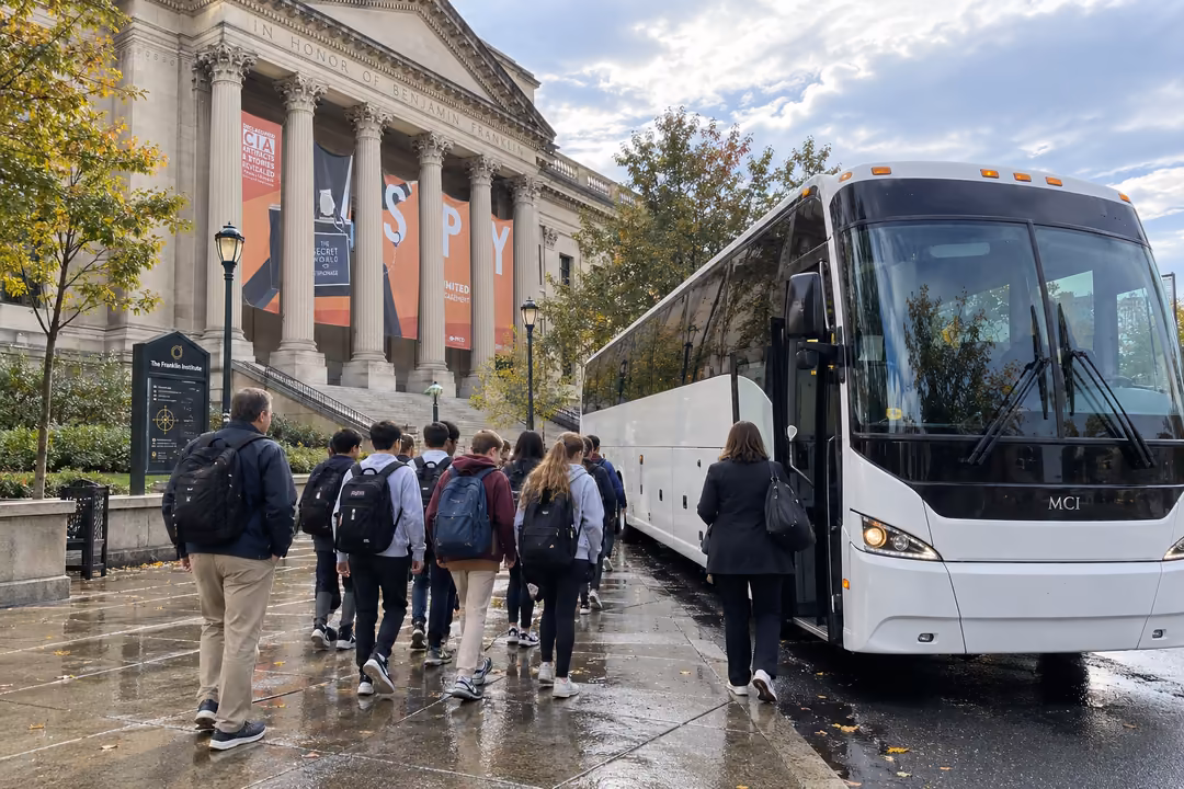 Philadelphia school event and field trip transportation