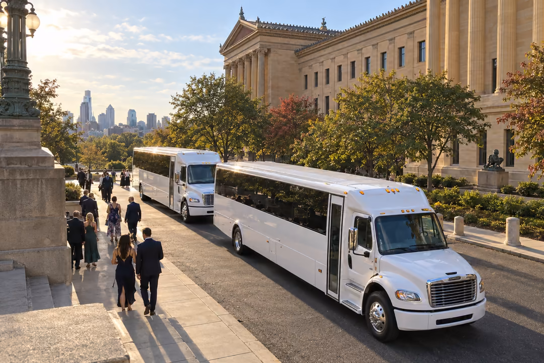 Philadelphia wedding transportation and shuttle service