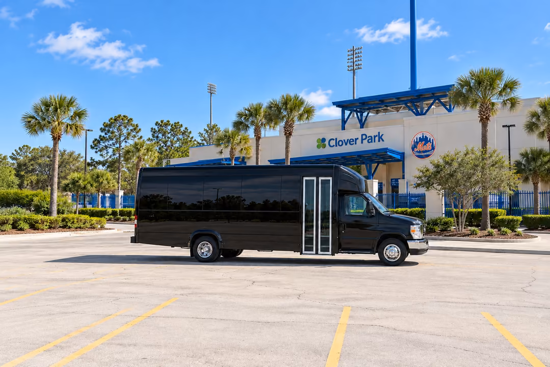 Port St Lucie 20 passenger party bus rental exterior