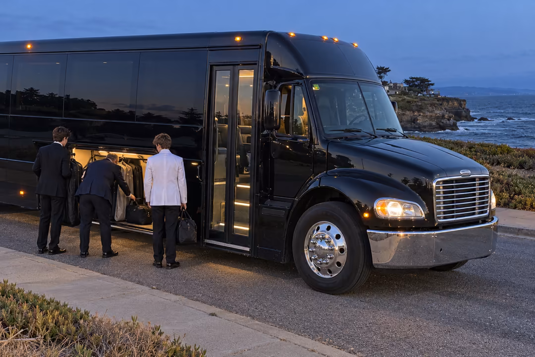 Prom and homecoming party bus rentals in Santa Cruz