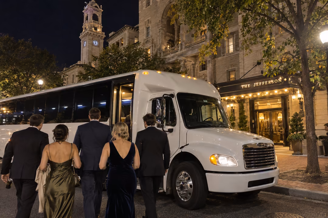 Richmond VA wedding transportation and shuttle service