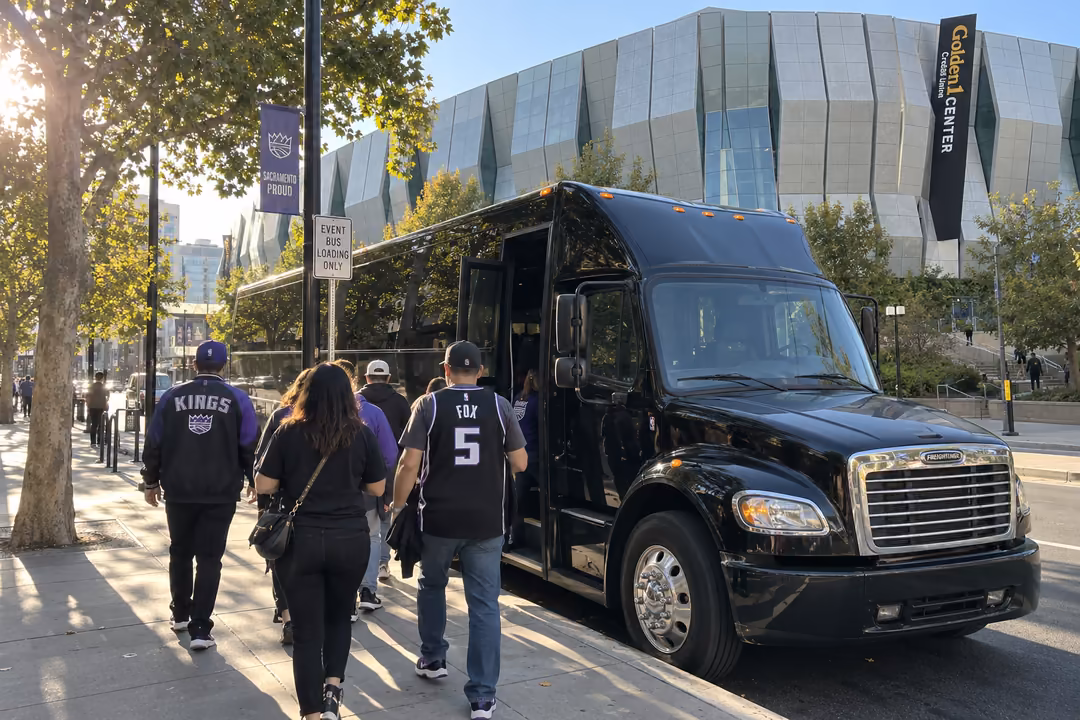 Sacramento sporting event transportation