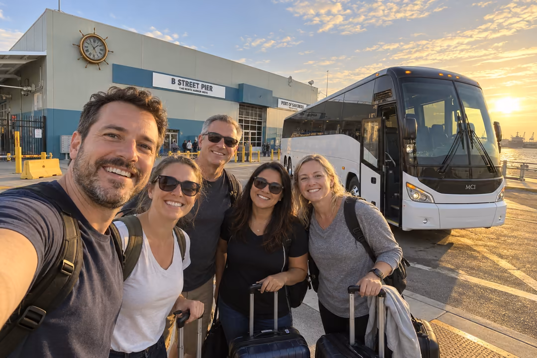 San Diego airport shuttles and cruise transfers