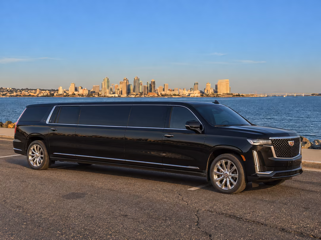 San Diego Escalade limo rental exterior
