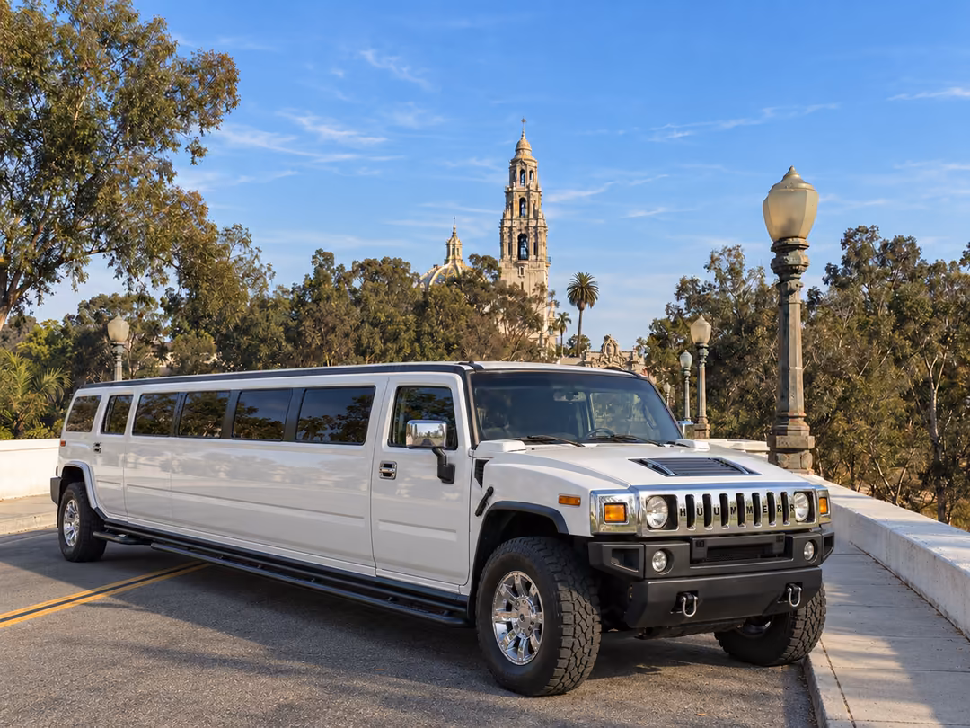 San Diego Hummer limo rental exterior