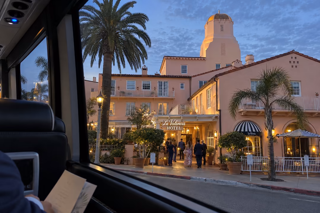 San Diego wedding transportation and shuttle service