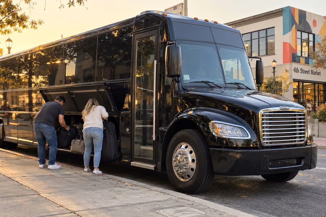 Santa Ana bachelor and bachelorette party bus rentals