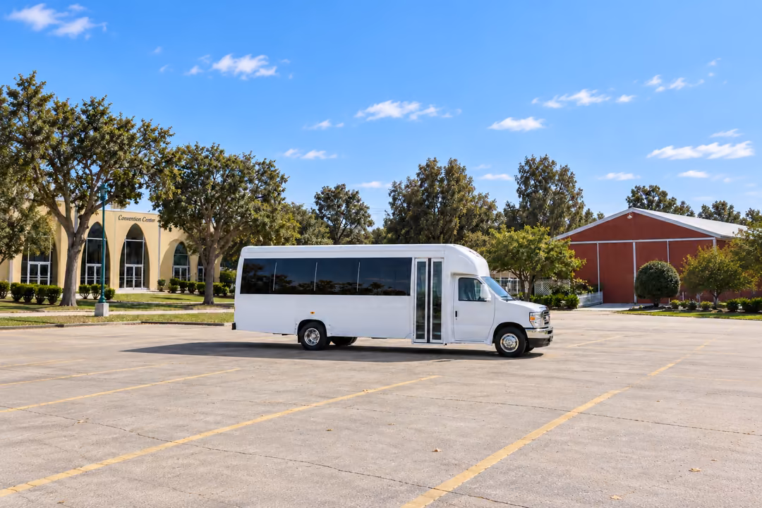 Santa Maria 15 passenger party bus rental exterior