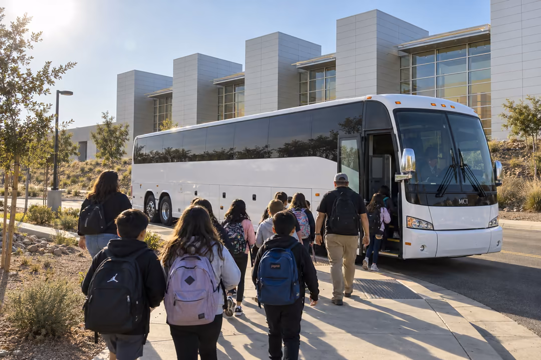 School field trip and prom bus rentals in Lake Elsinore