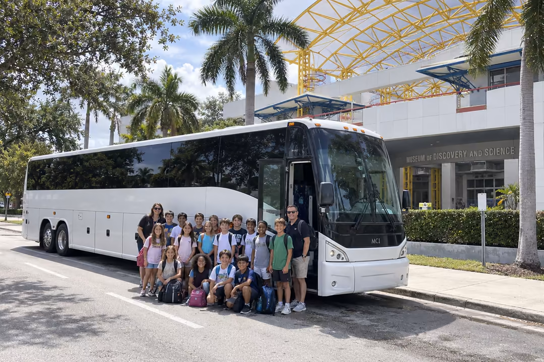 School field trip and prom party bus rentals in Fort Lauderdale