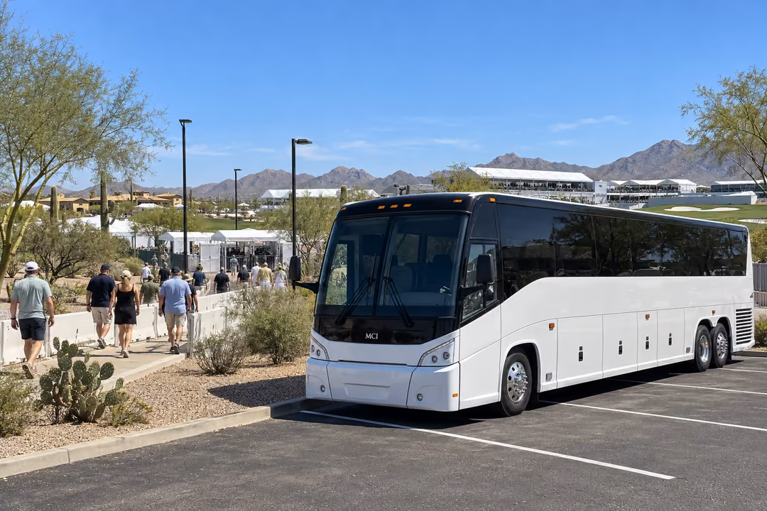 Scottsdale corporate event and employee shuttle bus rentals