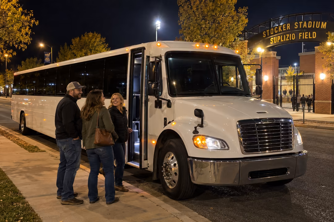 Sporting event party buses in Grand Junction