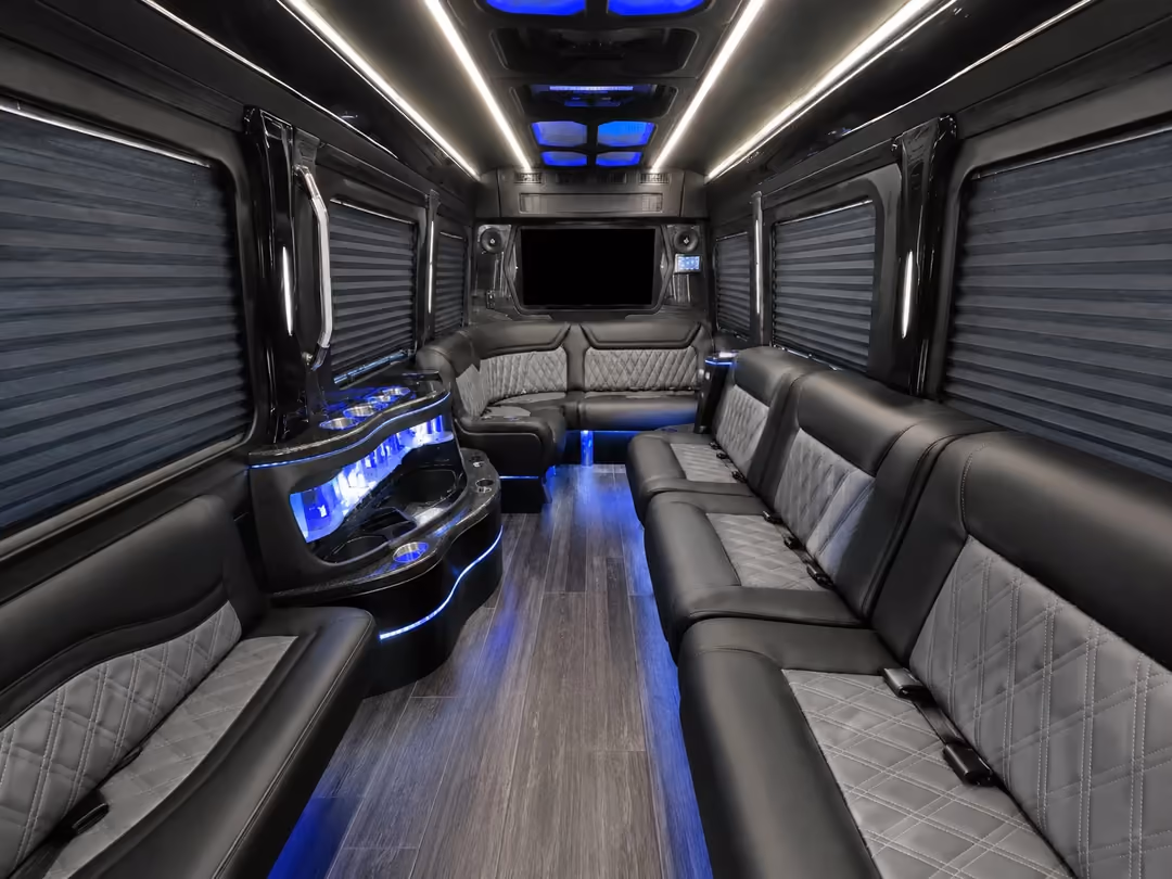 Sprinter limo interior