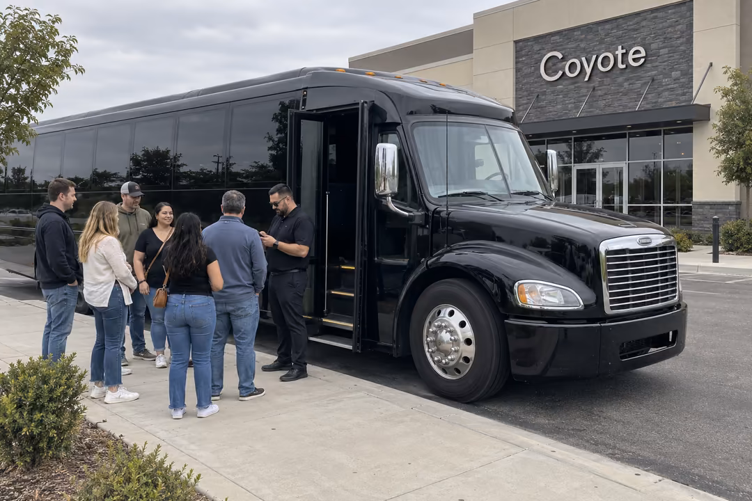 Tachi Palace party bus rentals