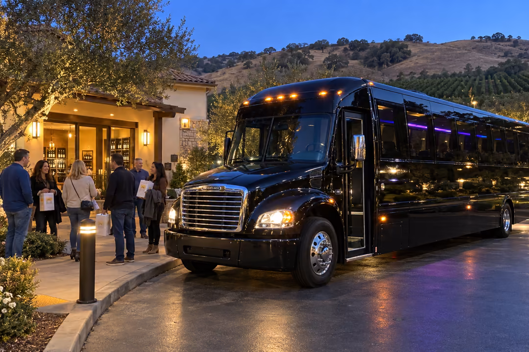 Temecula wine tour party buses from Aliso Viejo