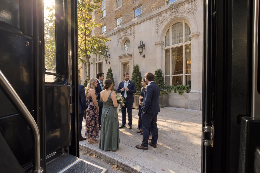 Washington DC wedding shuttle bus rentals